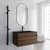 Тумба подвесная с раковиной Vincea Кьяра (Chiara) 80 см VMC-2C800CO (раковина VCB-13800B) дуб чарльстон фото 5