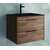 Тумба подвесная с раковиной Vincea Кьяра 2D (Chiara 2D) 60 см VMC-2C2600CO (раковина VCB-13600B) дуб чарльстон фото 