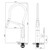 Смеситель для кухни Vincea VKF-115CH фото 6