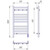Полотенцесушитель электрический Lemark Тропик П10 500x1000 мм LM70505GL, золотой матовый фото 11