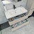 Тумба подвесная с раковиной-столешницей Caprigo Форте 90 см 36113-SF023, бежевый фото 2