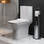 Унитаз-компакт безободковый Grossman Classic GR-4464SQ-K26 с тонкой крышкой микролифт (Система смыва торнадо) фото 9