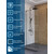 Душевая перегородка BelBagno 90 см UNO-L-1-TB-90-C-GM (стекло 8 мм) оружейная сталь/прозрачное фото 2