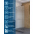 Душевая перегородка BelBagno 90 см UNO-L-1-TB-90-FL-Cr (стекло 8 мм) хром/рифленое фото 2
