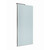 Душевая перегородка BelBagno 90 см UNO-L-1-TB-90-FL-GM (стекло 8 мм) оружейная сталь/рифленое фото 4