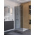Душевая перегородка BelBagno 90 см UNO-L-1-TB-90-GR-Cr (стекло 8 мм) хром/графит фото 