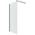 Душевая перегородка Loranto Walk-in 90 см CS-Z02B-90 (стекло 8 мм) чёрный матовый/рифленое фото 3