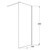 Душевая перегородка Loranto Walk-in 100 см CS-Z02GG-100 (стекло 8 мм) серый матовый/рифленое фото 5
