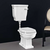 Унитаз-компакт ArtCeram Hermitage HEV002 01 00 (бачок HEC005 01 00, механизм слива с низкой трубой HEA013 71) фото 