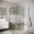 Душевое ограждение Niagara Eco 90x90 см NG-1001-14, хром/мозаика фото 