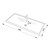 Тумба напольная с раковиной Azario Руфина 80/2Н 80 см CS00108078 (раковина Монте Нео 80) теффи фото 6