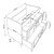 Тумба напольная с раковиной Azario Соланж 80/2Н 80 см CS00108569 (раковина Монте Нео 80) фото 7