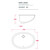 Раковина врезная под столешницу Artceram Washbasins Diana 57 см DIL001 01 00 фото 3