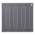 Радиатор Royal Thermo PianoForte 500 Silver Satin 650x590 мм (8 секций) фото 2