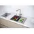 Кухонная мойка Paulmark NEXT-MULTI SINK 54-L UNI 1,2 мм PM785445-L-BS, брашированная сталь фото 2