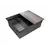 Кухонная мойка Paulmark NEXT-MULTI SINK 54-L UNI 1,2 мм PM785445-L-GM, вороненая сталь фото 4