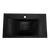 Тумба подвесная с раковиной BelBagno 80 см MARINO-800-2C-SO-BO-P (раковина BB800/450-LV-ART-PR-NERO) Bianco Opaco фото 2