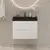 Тумба подвесная с раковиной BelBagno 60 см MARINO-600-2C-SO-BO-P (раковина BB600/450-LV-ART-AST-NERO) Bianco Opaco фото 8
