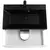 Тумба подвесная с раковиной BelBagno 60 см MARINO-600-2C-SO-BO-P (раковина BB600/450-LV-ART-AST-NERO) Bianco Opaco фото 6