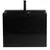 Тумба подвесная с раковиной BelBagno 60 см MARINO-600-2C-SO-NL-P (раковина BB600/450-LV-ART-AST-NERO) Nero Lucido фото 4