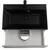 Тумба подвесная с раковиной BelBagno 60 см MARINO-600-2C-SO-RG-P (раковина BB600/450-LV-ART-AST-NERO) Rovere Grigio фото 7