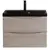 Тумба подвесная с раковиной BelBagno 60 см MARINO-600-2C-SO-RG-P (раковина BB600/450-LV-ART-AST-NERO) Rovere Grigio фото 4
