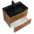 Тумба подвесная с раковиной BelBagno 60 см MARINO-600-2C-SO-RN-P (раковина BB600/450-LV-ART-AST-NERO) Rovere Nature фото 6