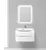 Тумба подвесная с раковиной BelBagno 80 см MARINO-800-2C-SO-BL-P (раковина BB800/450-LV-MR-FT) Bianco Lucido фото 4