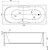 Ванна акриловая Bas Рио 160x70 см, Размер - мм: 1600х700 - 5 Ванна акриловая Bas Рио 160x70 см, Размер - мм: 1600х700 фото 5