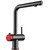Смеситель для кухни Omoikiri Hotaru-R 4994026, вороненая сталь/красный -  Смеситель для кухни Omoikiri Hotaru-R 4994026, вороненая сталь/красный фото