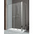 Душевое ограждение Radaway EOS II DWD+S1 80х70 см L/R, хром/прозрачное фото 