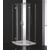 Душевое ограждение Cezares BERGAMO-R-2 100х100 см, хром/прозрачное фото 