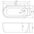 Ванна акриловая BelBagno BB11-1700R 170х75 см фото 4