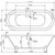 Ванна отдельностоящая BelBagno BB21 177х80 см - 4 Ванна отдельностоящая BelBagno BB21 177х80 см фото 4