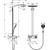 Душевая стойка с термостатом Hansgrohe Raindance Select E300 3jet Showerpipe 27127000 - 5 Душевая стойка с термостатом Hansgrohe Raindance Select E300 3jet Showerpipe 27127000 фото 5