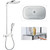 Душевая стойка с термостатом Hansgrohe Raindance Select E 300 Showerpipe 27127400, белый/хром - 5 Душевая стойка с термостатом Hansgrohe Raindance Select E 300 Showerpipe 27127400, белый/хром фото 5