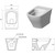 Унитаз подвесной Ravak Classic RimOff X01671 фото 4
