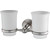 Стакан двойной для зубных щеток WasserKraft Ammer K-7028D -  Стакан двойной для зубных щеток WasserKraft Ammer K-7028D фото