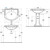 Раковина с пьедесталом Globo Paestum 70 см PA006.BI*1 - 4 Раковина с пьедесталом Globo Paestum 70 см PA006.BI*1 фото 4
