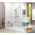 Душевое ограждение Ravak Chrome CRV1+CRV1 80 см 1QV40101Z1 белый/прозрачное фото 3