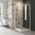 Душевое ограждение Ravak Blix BLRV2K 90x90 см 1XV70100ZG белый/матовое фото 