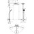 Душевая стойка с термостатом Hansgrohe Raindance Select S Showerpipe 240 2jet 27129400, белый/хром - 4 Душевая стойка с термостатом Hansgrohe Raindance Select S Showerpipe 240 2jet 27129400, белый/хром фото 4