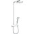 Душевая стойка с термостатом Hansgrohe Raindance Select E 300 2jet Showerpipe 27126400, белый/хром -  Душевая стойка с термостатом Hansgrohe Raindance Select E 300 2jet Showerpipe 27126400, белый/хром фото