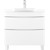Тумба напольная с раковиной Am.Pm Like 80 см M80FSX0802WG, белый глянцевый фото 