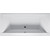 Ванна акриловая Riho JULIA 160x70 см BA7100500000000, Размер - мм: 1600х700 -  Ванна акриловая Riho JULIA 160x70 см BA7100500000000, Размер - мм: 1600х700 фото