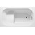 Ванна акриловая сидячая Riho PETIT 120x70 см BZ2500500000000 фото 