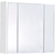 Зеркальный шкаф ROCA Ronda 80 см ZRU9303009, бетон/белый матовый -  Зеркальный шкаф ROCA Ronda 80 см ZRU9303009, бетон/белый матовый фото