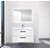 Тумба подвесная с раковиной BelBagno AURORA-900-2C-SO-BL 90 см, Bianco Lucido, Цвет фасада: Bianco Lucido фото 3
