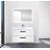 Тумба подвесная с раковиной BelBagno AURORA-900-2C-SO-BL 90 см, Bianco Lucido, Цвет фасада: Bianco Lucido фото 5