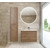 Тумба подвесная с раковиной BelBagno KRAFT-900-2C-SO-RT 90 см, Rovere Tabacco фото 3
